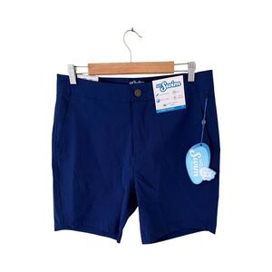 Mr. Swim Blue Hybrid Board Short NWT Size 32